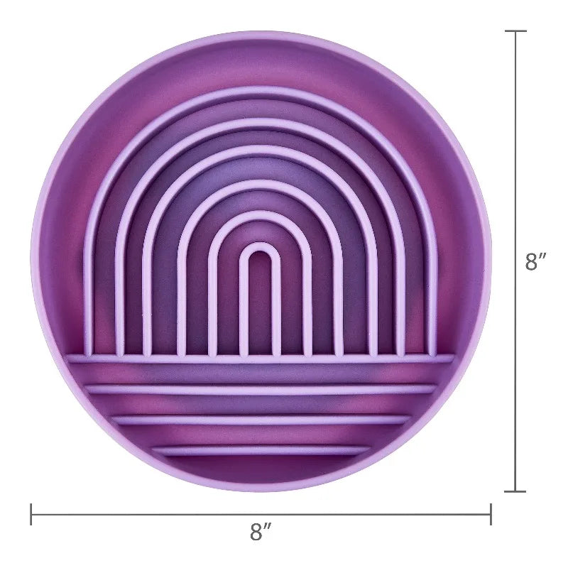 Silicone Slow Feeder Bowl For Pets Promotes Healthy Mealtimes