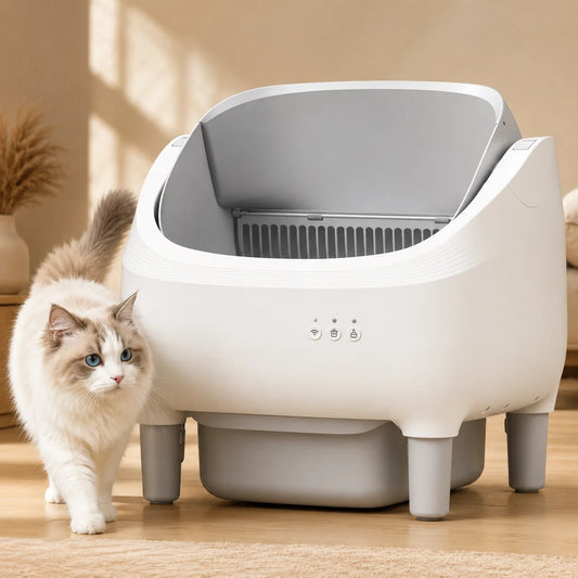Automatic Smart Self Cleaning Cat Litter Box App Control