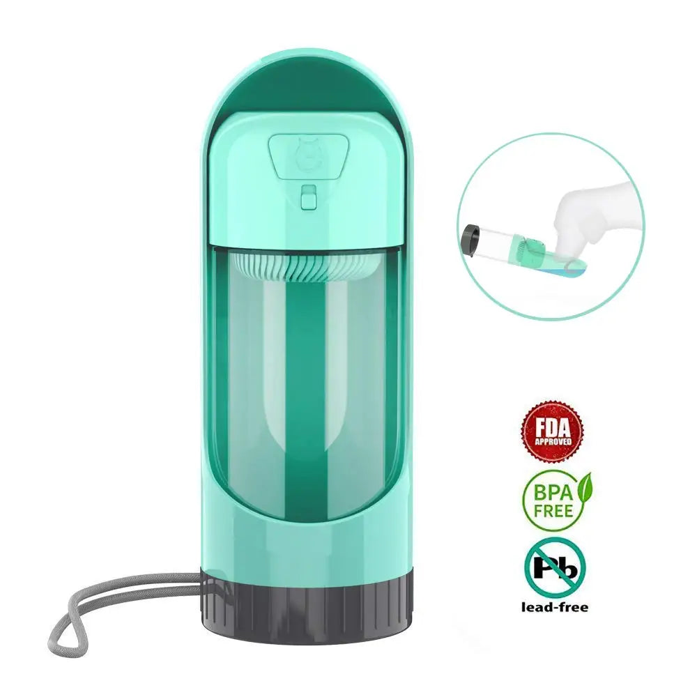 Dog Water Bottle Dispenser With Activated Carbon Filter