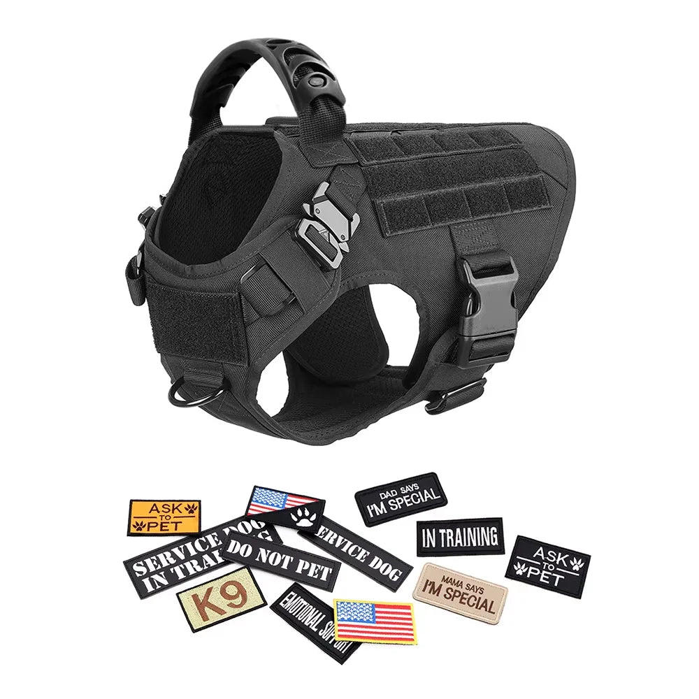 PETRAVEL Tactical Dog Harness Vest With Padded Quick Release