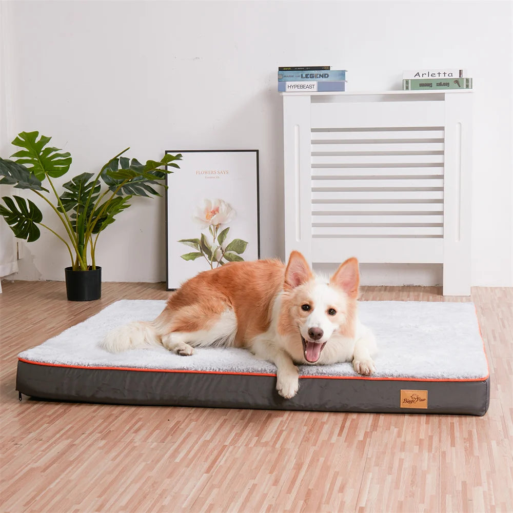 BORWARTCN Premium Orthopedic Memory Foam Dog Bed Waterproof