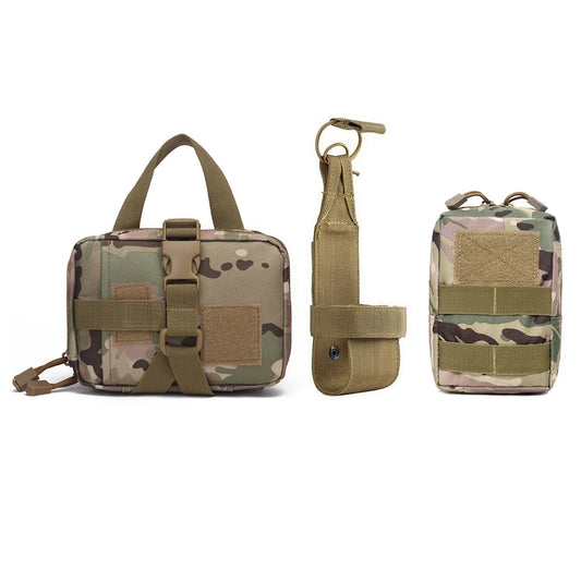 PETRAVELCN Dog Tactical Pouch Kit For Harness Vest 2 Pouches