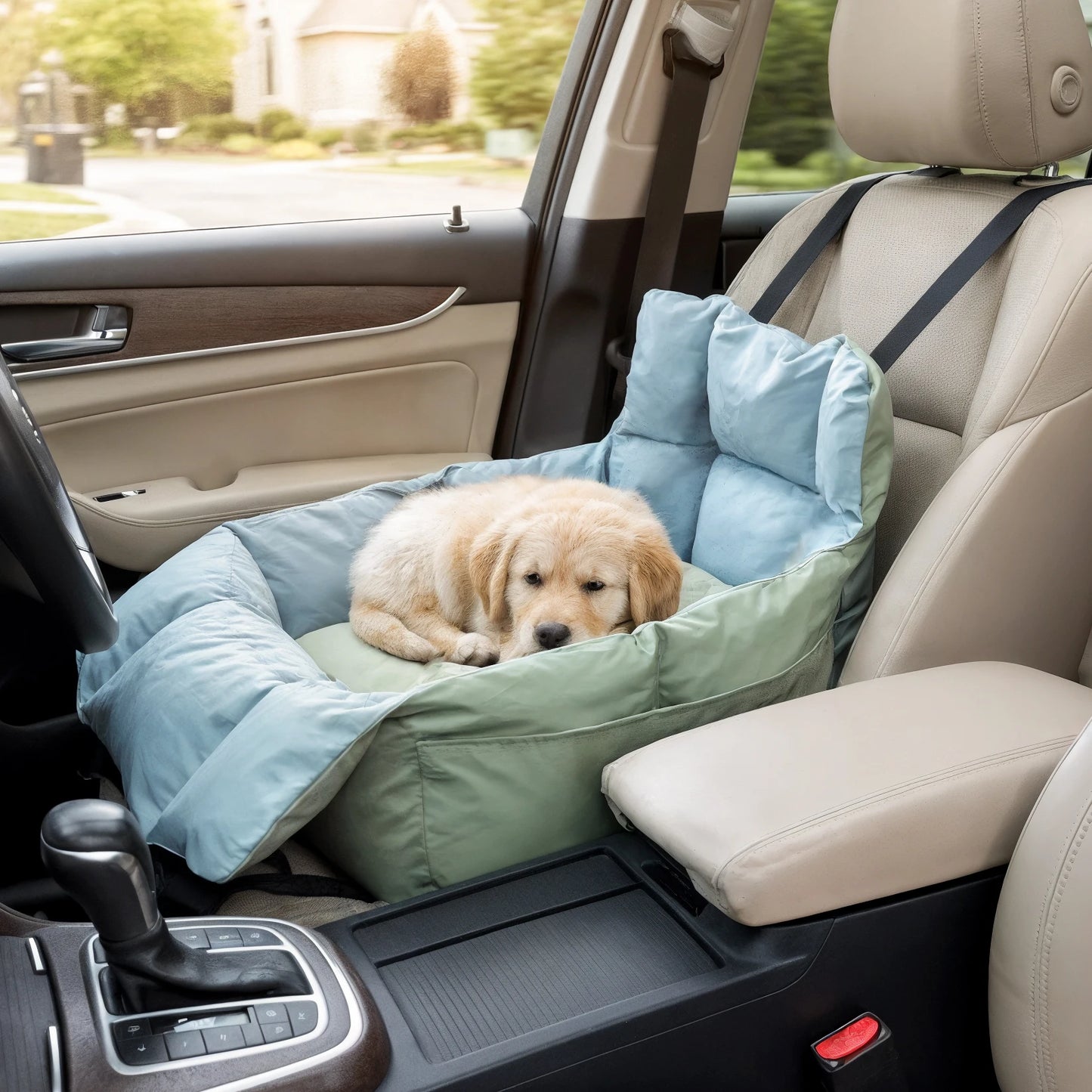 Dog Car Seat Travel Bed and Booster for Small Dogs