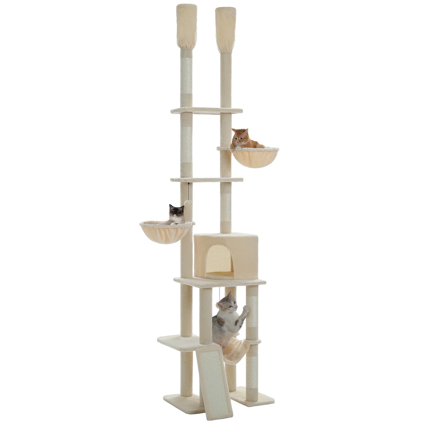 PAWZ Road Cactus Cat Tree Floor To Ceiling Tower