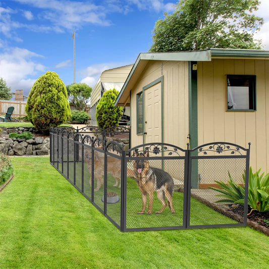Bingopaw Heavy Duty Metal Dog Playpen Indoor Outdoor