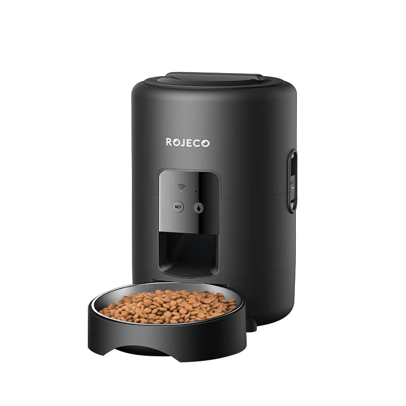 ROJECO Automatic Cat Feeder WiFi App Remote Control