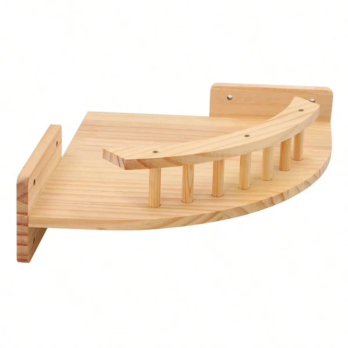CWV Wall Mounted Cat Climbing Shelf With Corner Hammock