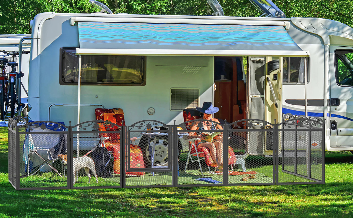 BINGOPAW Dog Playpen Fence Detachable Exercise Pen