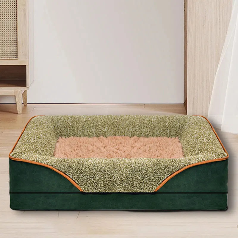 Jiangsu Removable Washable Dog Bed With Raised Edges