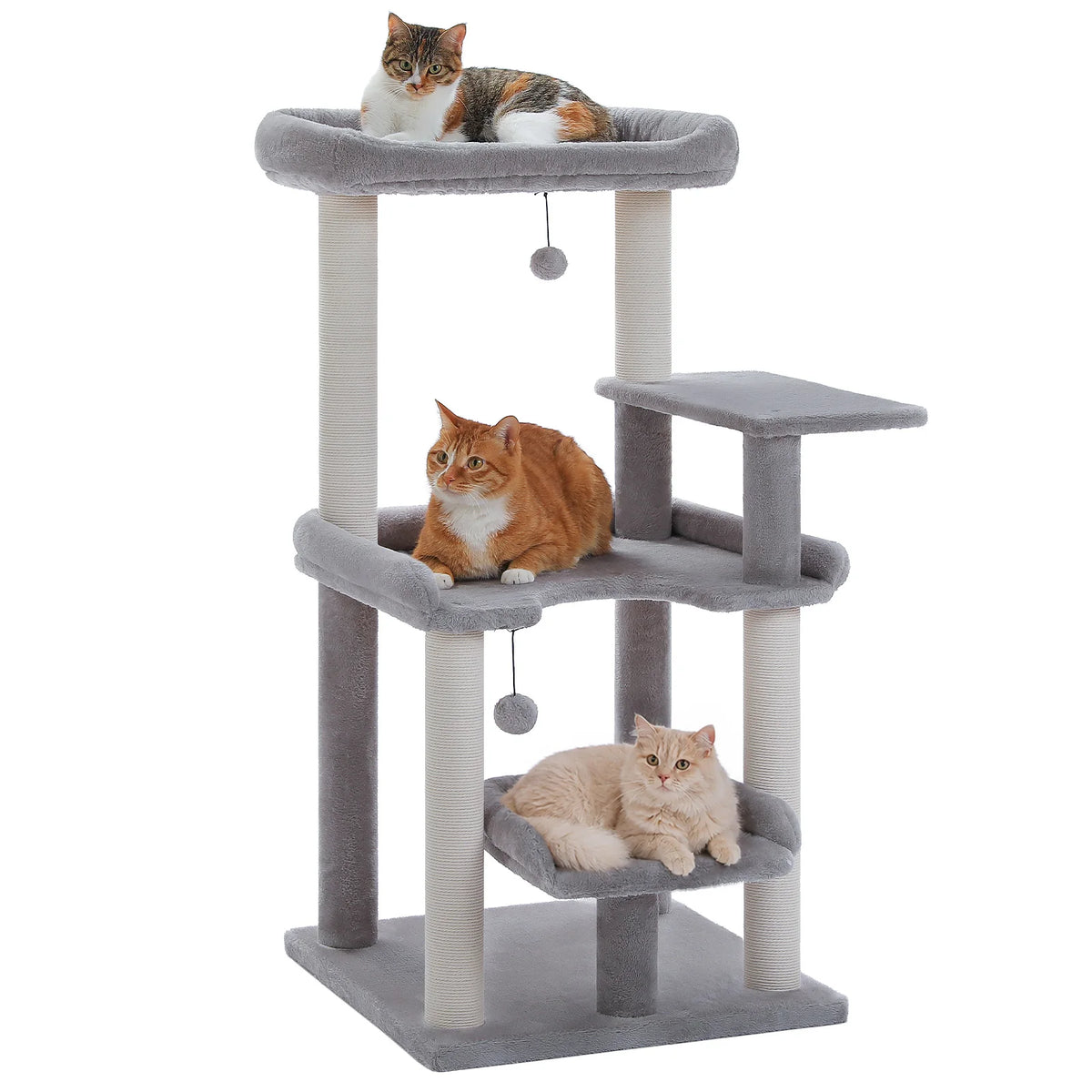 PAWZ Road Multi Level Cat Tree With Scratching Posts