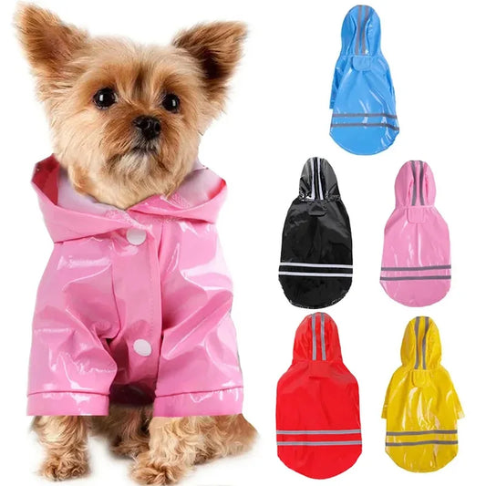 Waterproof Reflective Dog Raincoat For Outdoor Pet Protection