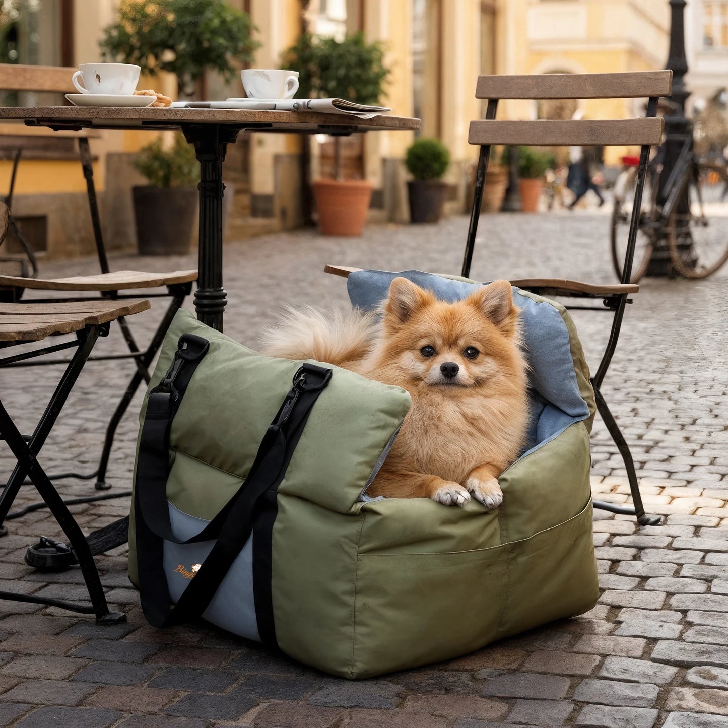 Dog Car Seat Travel Bed and Booster for Small Dogs