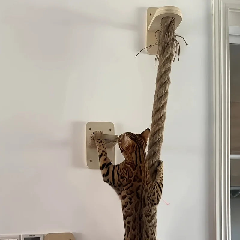 Weysat Cat Tree Wall Mounted Climbing Tower With Scratching Post
