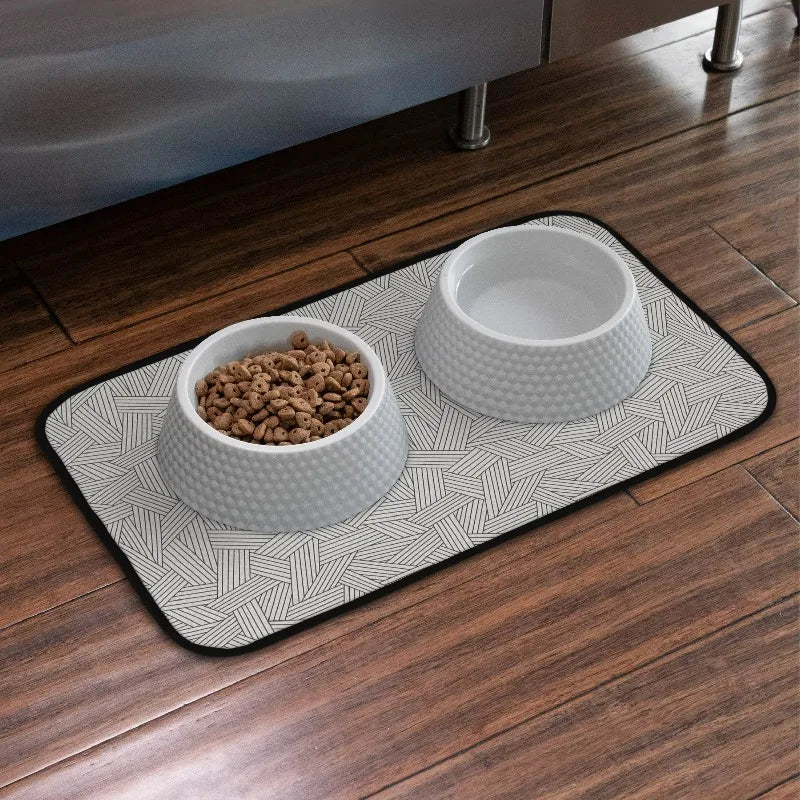 Pet Bowl Mat For Cleaner Floors And Easier Mealtime Cleanup