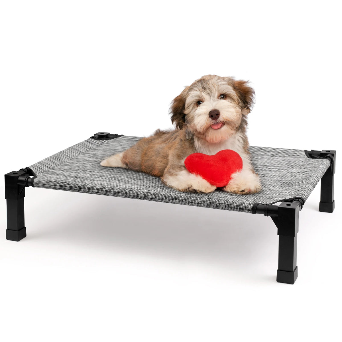 Elevated Dog Bed Cooling Raised Cot With Breathable Washable Mesh