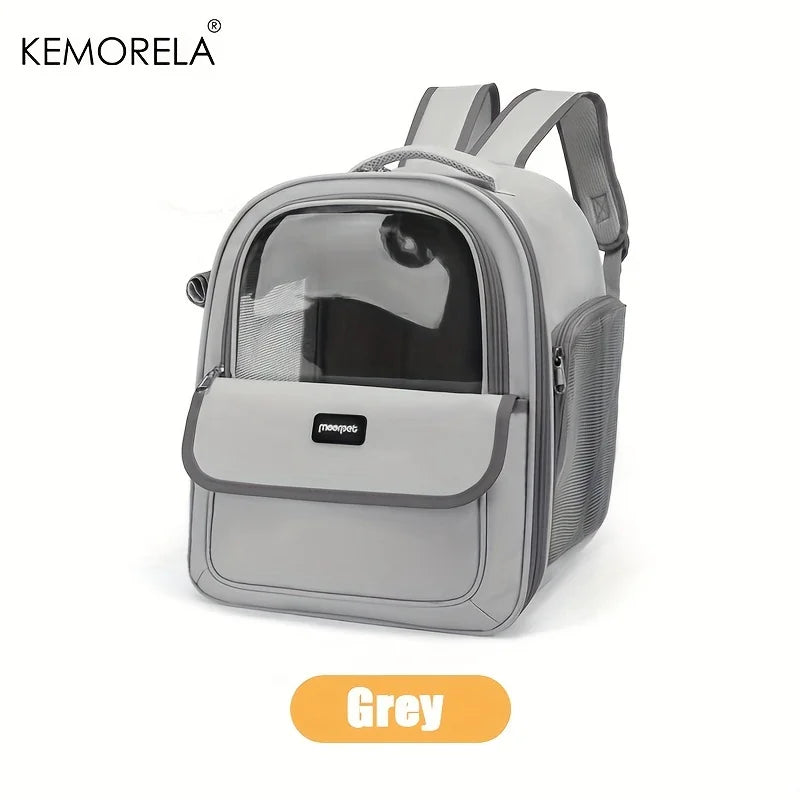 KEMORELA Breathable Foldable Pet Carrier Backpack For Cats And Dogs