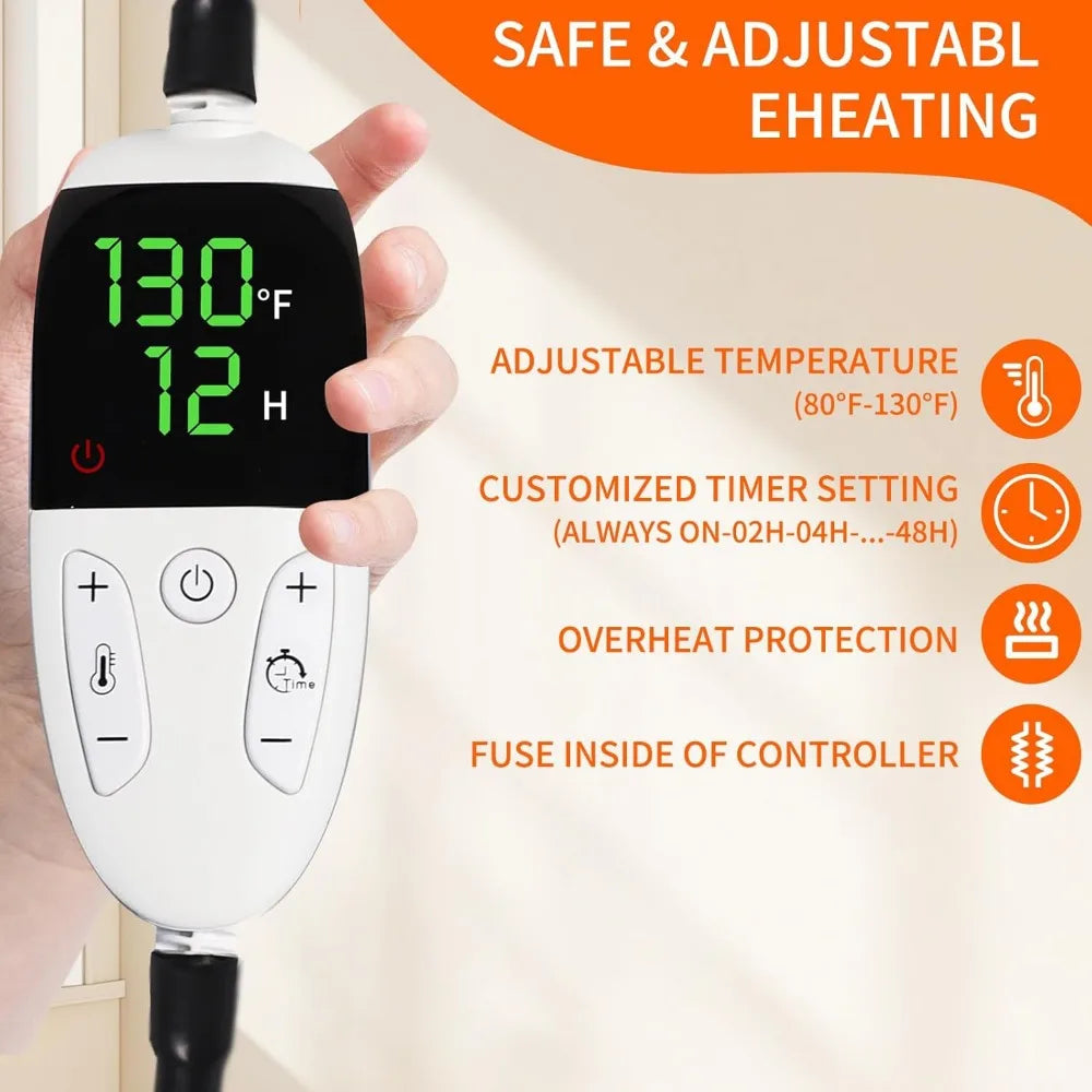 Heated Cat House For Indoor Cats With Timer And Adjustable Temperature Heating Pad Bed Included Foldable Cat Condo