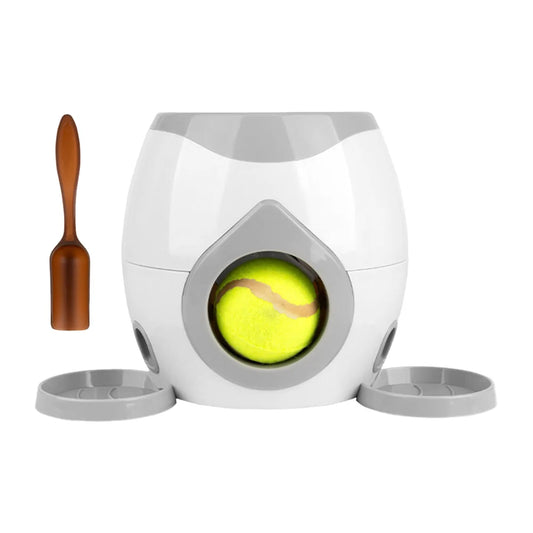 VKTECH Automatic Dog Ball Launcher Interactive Feeder And Tennis Ball Thrower For Pets