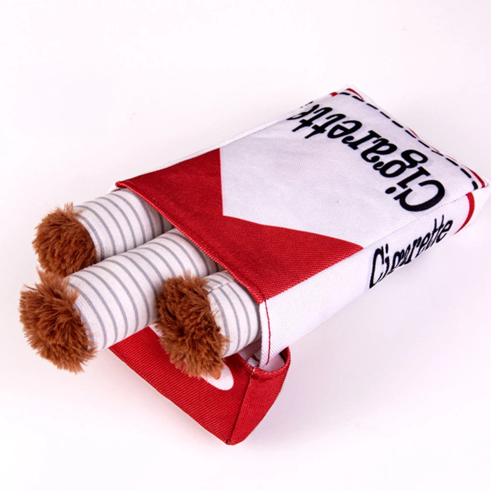 APWIKOGER Cigarettes Dog Toy Imitation Cigar Plush Chew Toy
