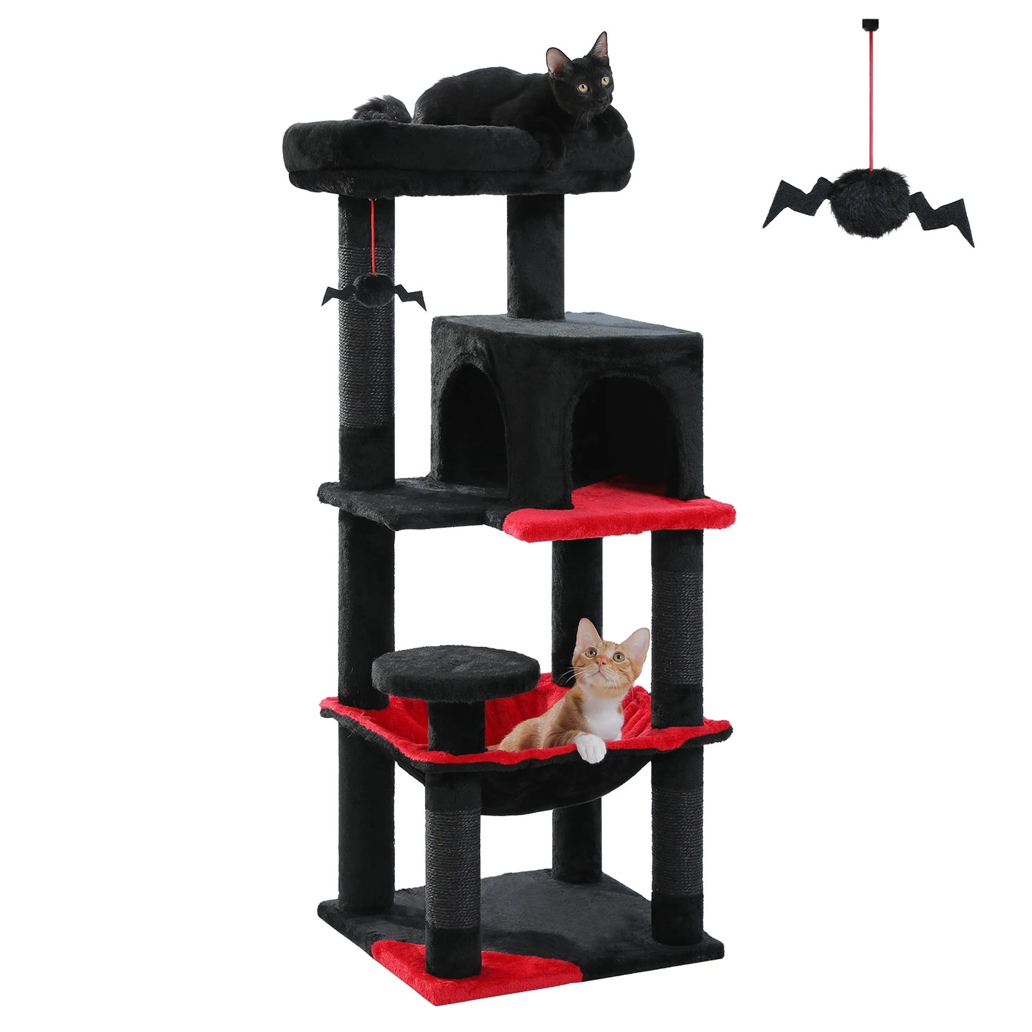 PAWZ Road 4 Tier Gothic Cat Tree For Indoor Cats