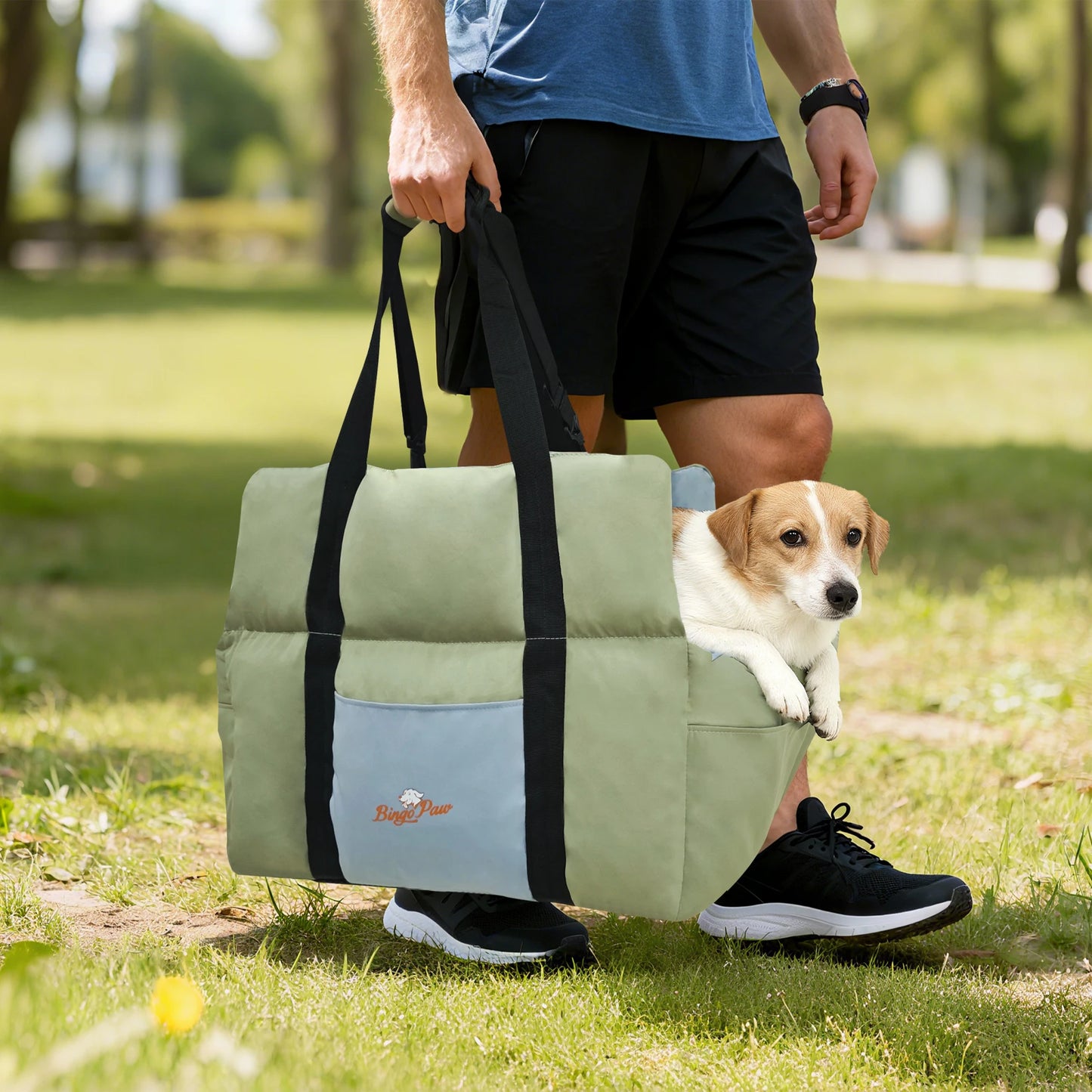 Dog Car Seat Travel Bed and Booster for Small Dogs