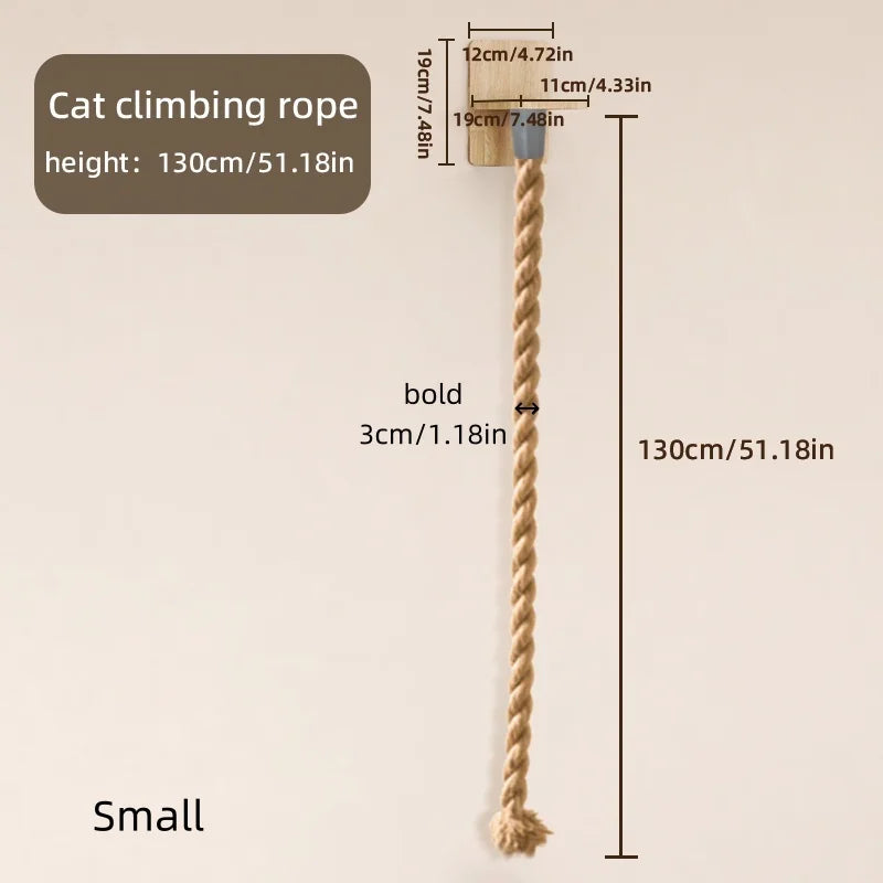 Weysat Cat Tree Wall Mounted Climbing Tower With Scratching Post