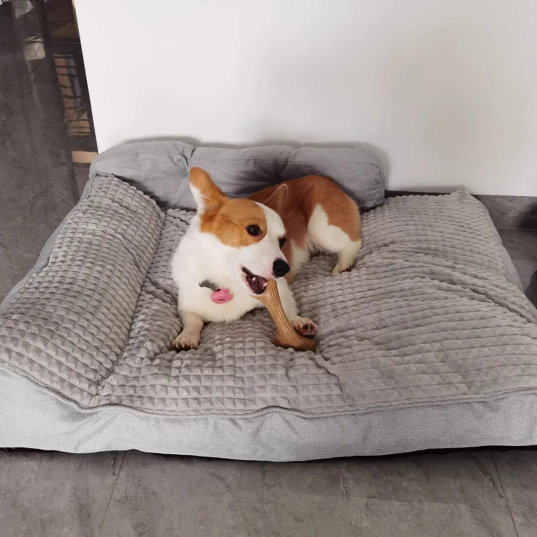 BOFNLCN PremiumCoolingDogBed ForAdults WithDurableFiber WashableCover SofaMattress