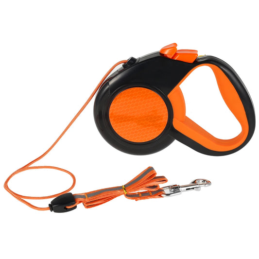 Willstar Retractable Dog Leash Heavy Duty With Reflective Tape And Non Slip Handle For All Dogs