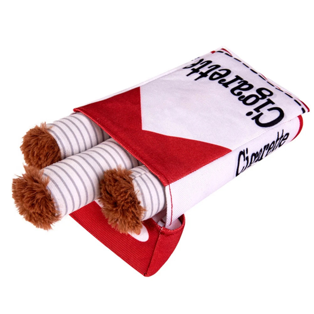 APWIKOGER Cigarettes Dog Toy Imitation Cigar Plush Chew Toy