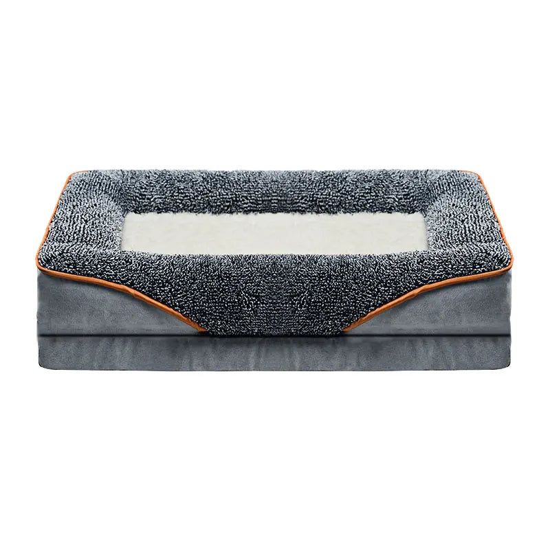Jiangsu Dog Bed Removable Washable Sofa Style With Raised Edges