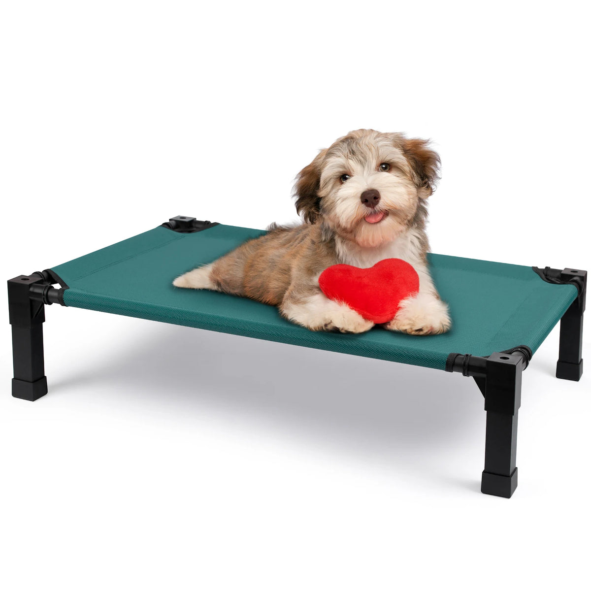 Elevated Dog Bed Cooling Raised Cot With Breathable Washable Mesh