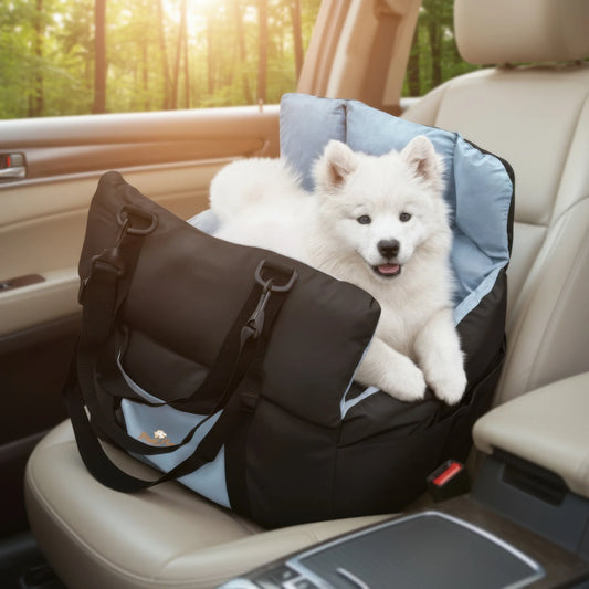 Dog Car Seat Travel Bed and Booster for Small Dogs