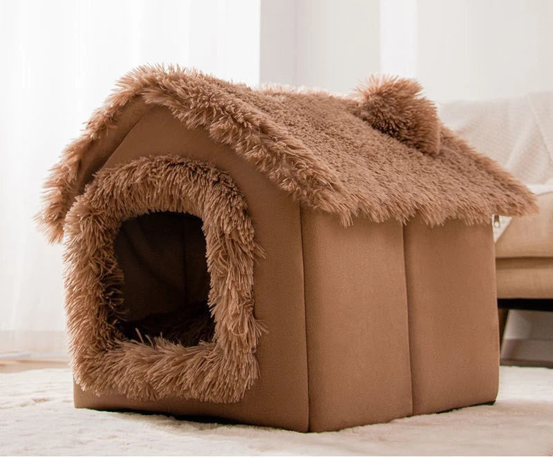 Guangdong Indoor Dog Kennel Soft Bed Cave Removable Portable