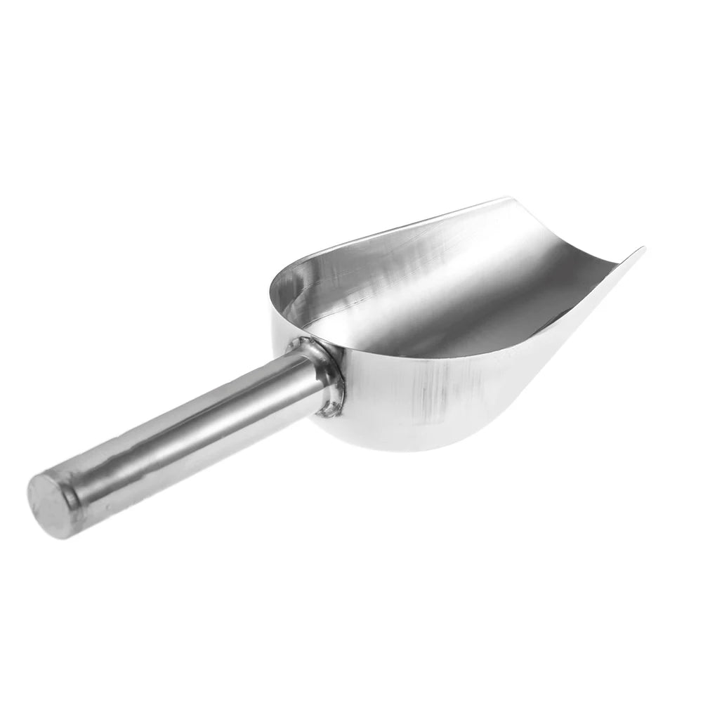 Stainless Steel Pet Feeding Shovel Cat And Dog Food Scoop With Large Capacity Design