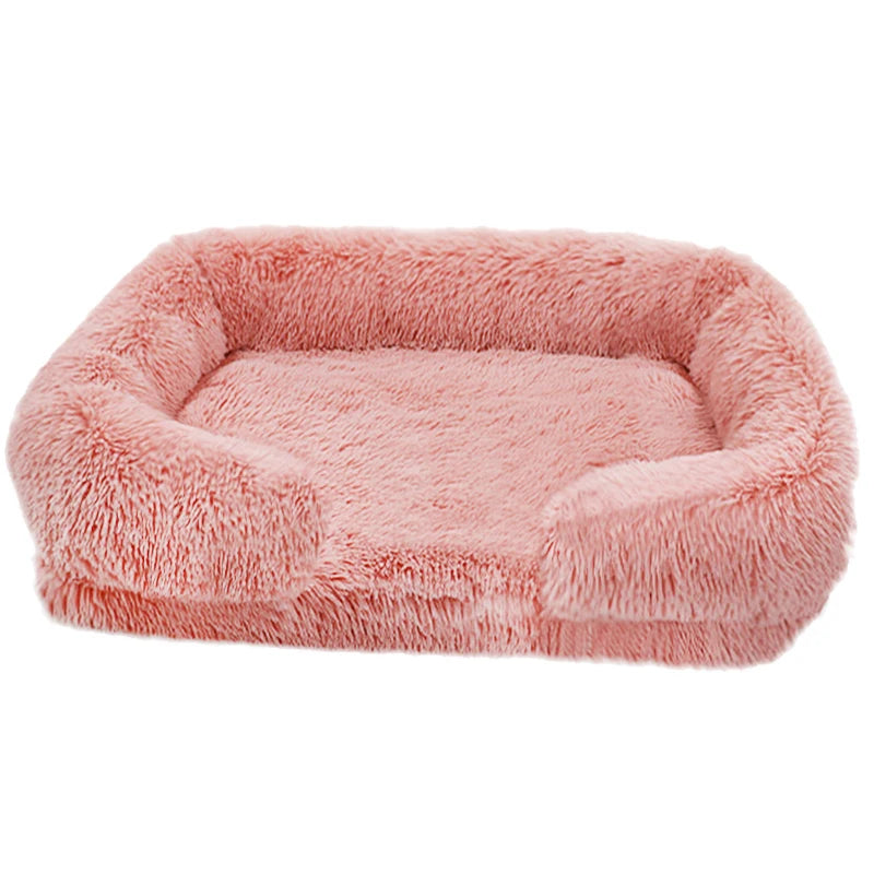 CN Jiangsu Thickened Orthopedic Dog Bed For Large Dogs With Plush Removable Cover