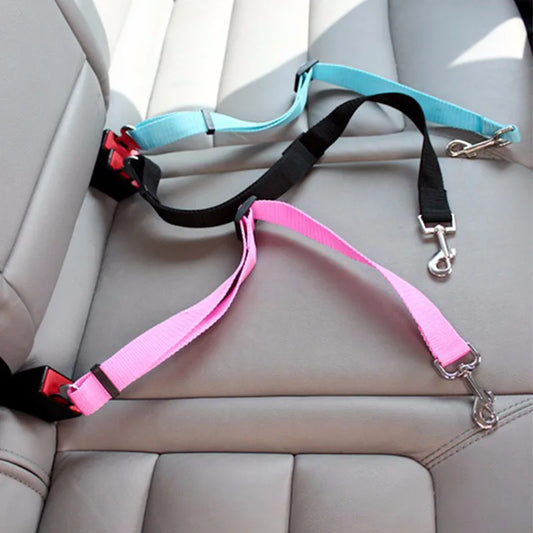 Pet Car Seat Belt And Harness For Dogs And Cats