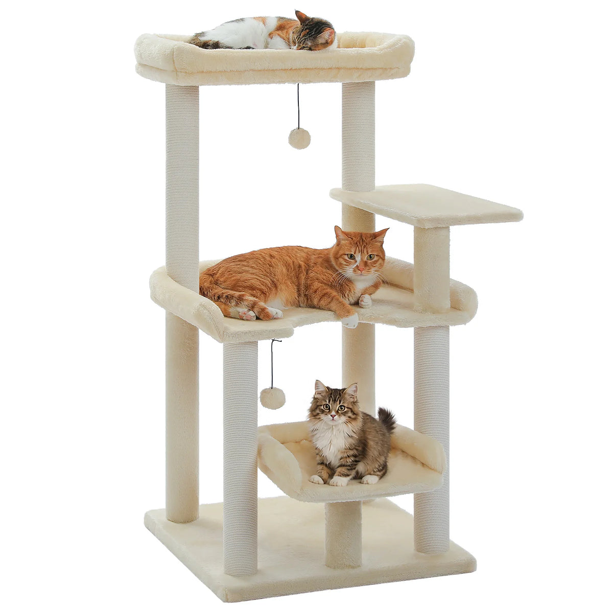PAWZ Road Multi Level Cat Tree With Scratching Posts