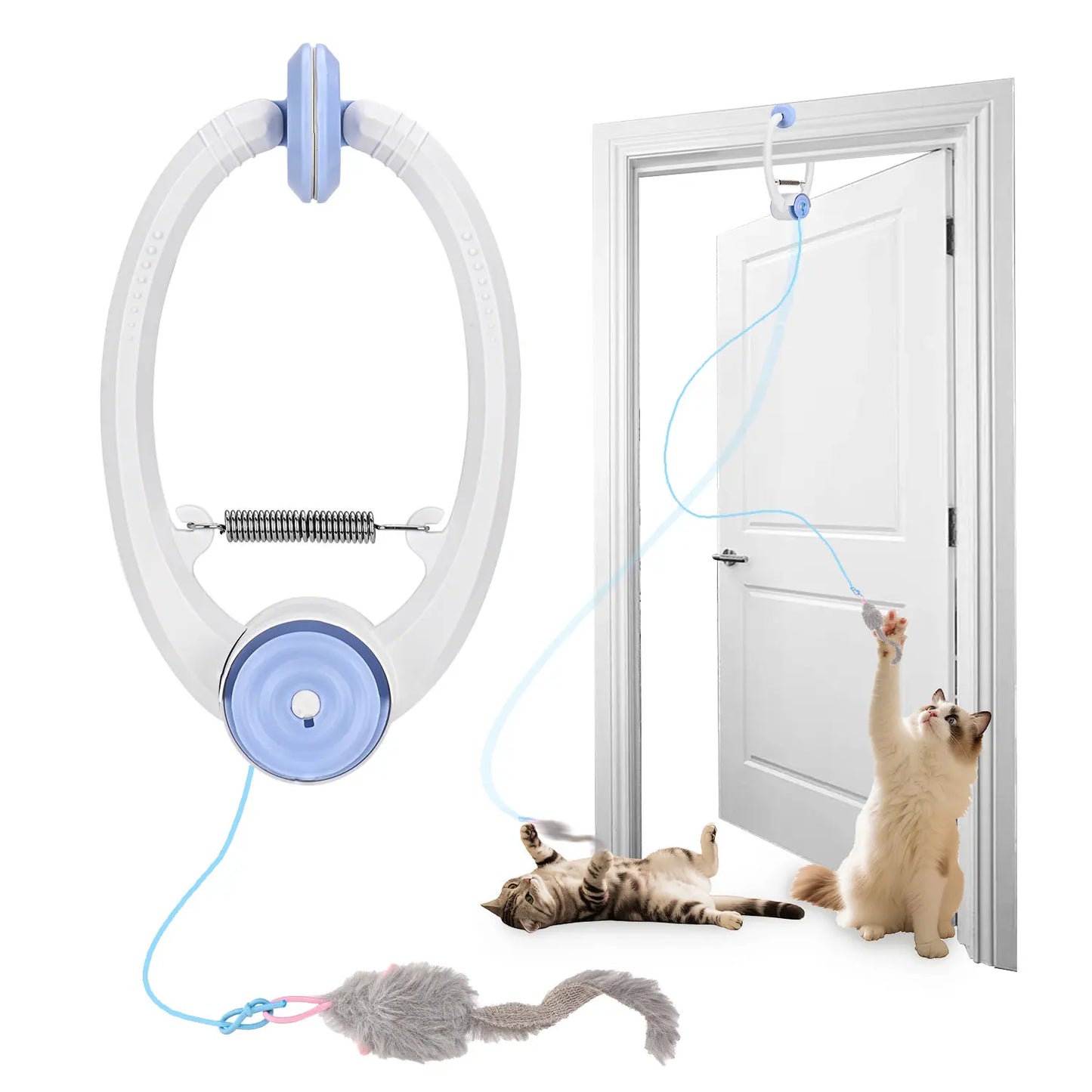 Cityflee USB Rechargeable Electric Door Hanging Cat Toy With Automatic Motion Sensor