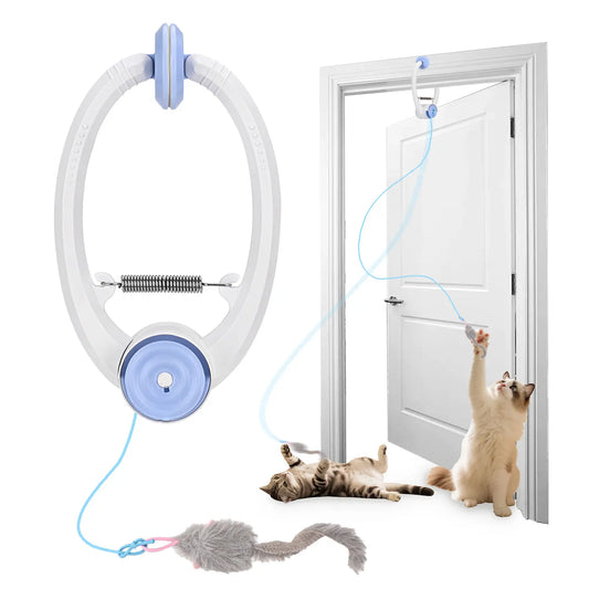 Cityflee USB Rechargeable Electric Door Hanging Cat Toy With Automatic Motion Sensor