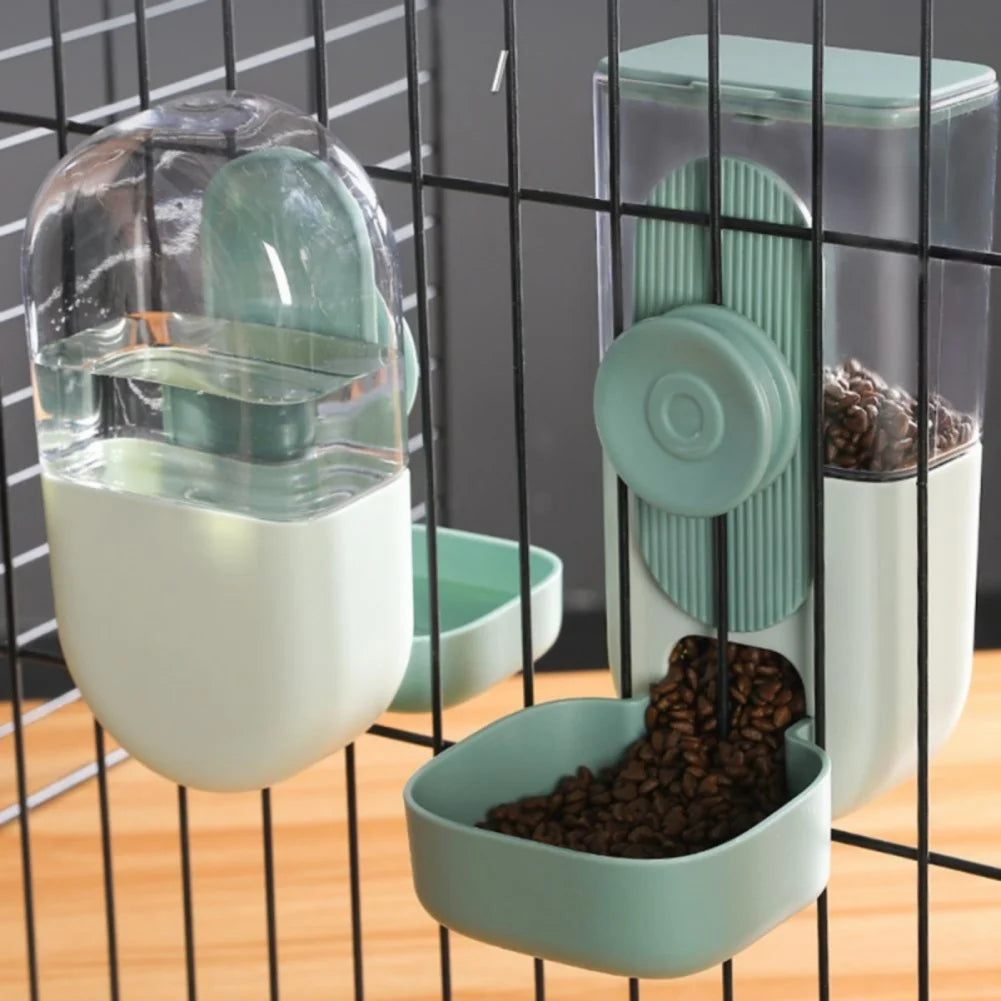 Automatic Hanging Pet Feeder Dispenser Bottle For Cats Dogs Rabbits