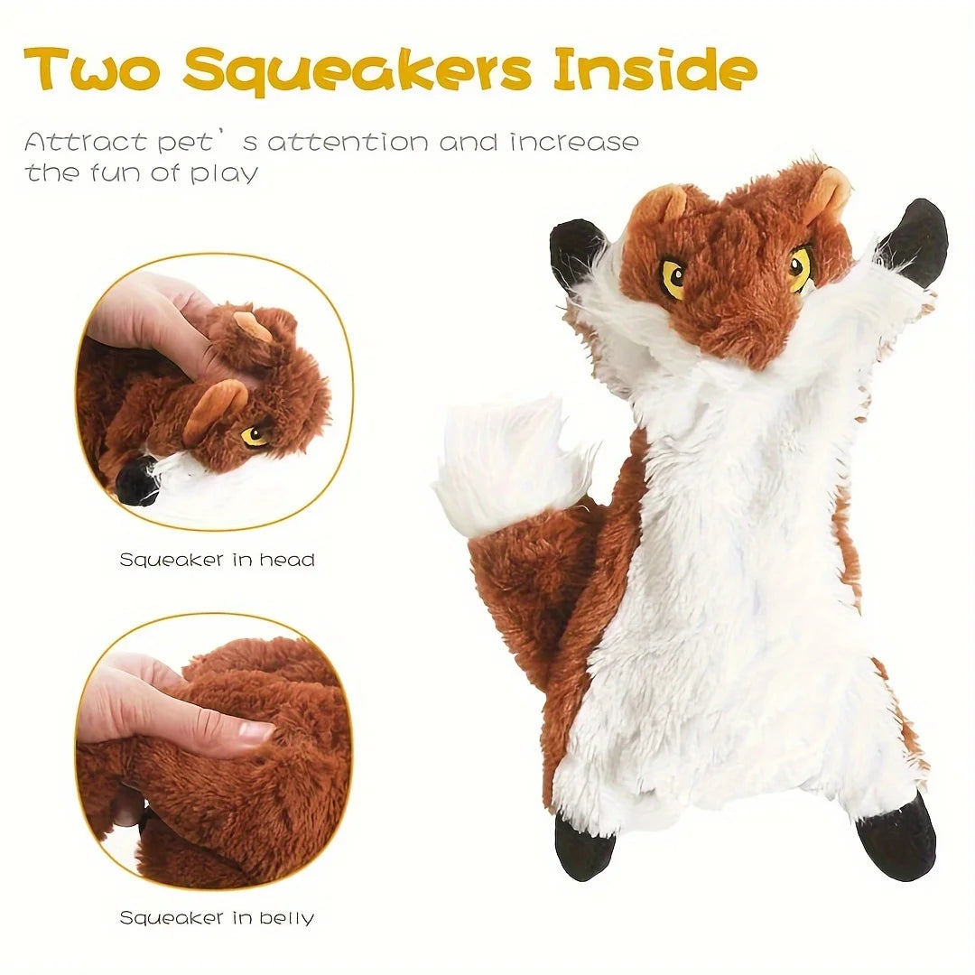 Squeaky Plush Dog Toy for All Breeds