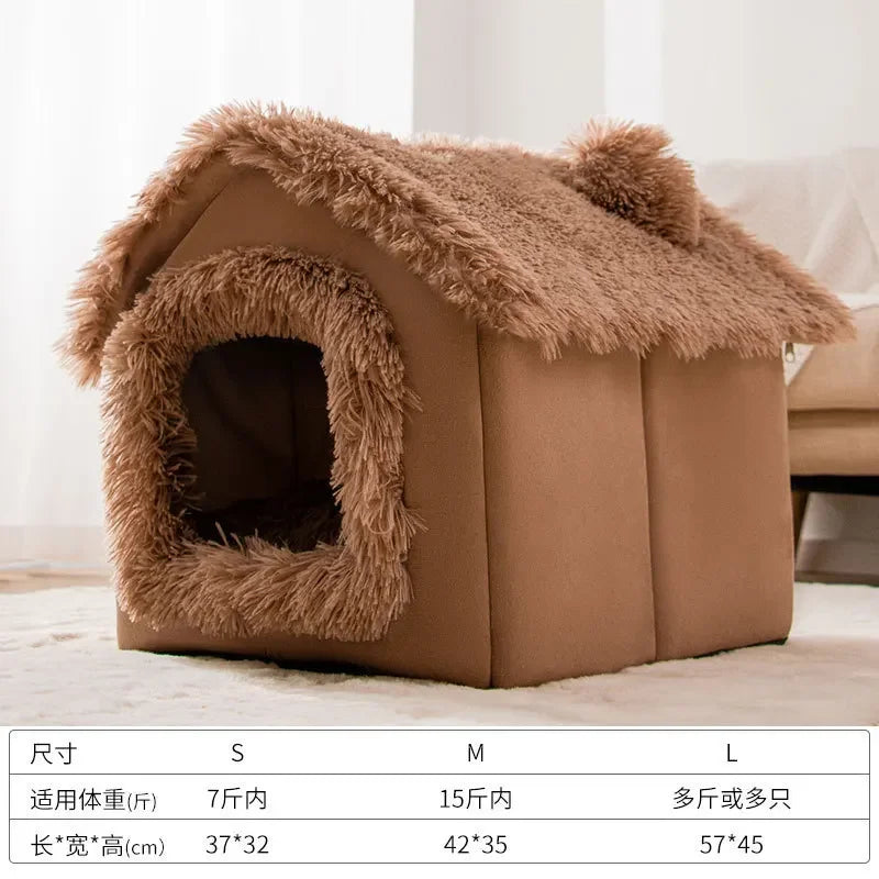 Guangdong Indoor Dog Kennel Soft Bed Cave Removable Portable