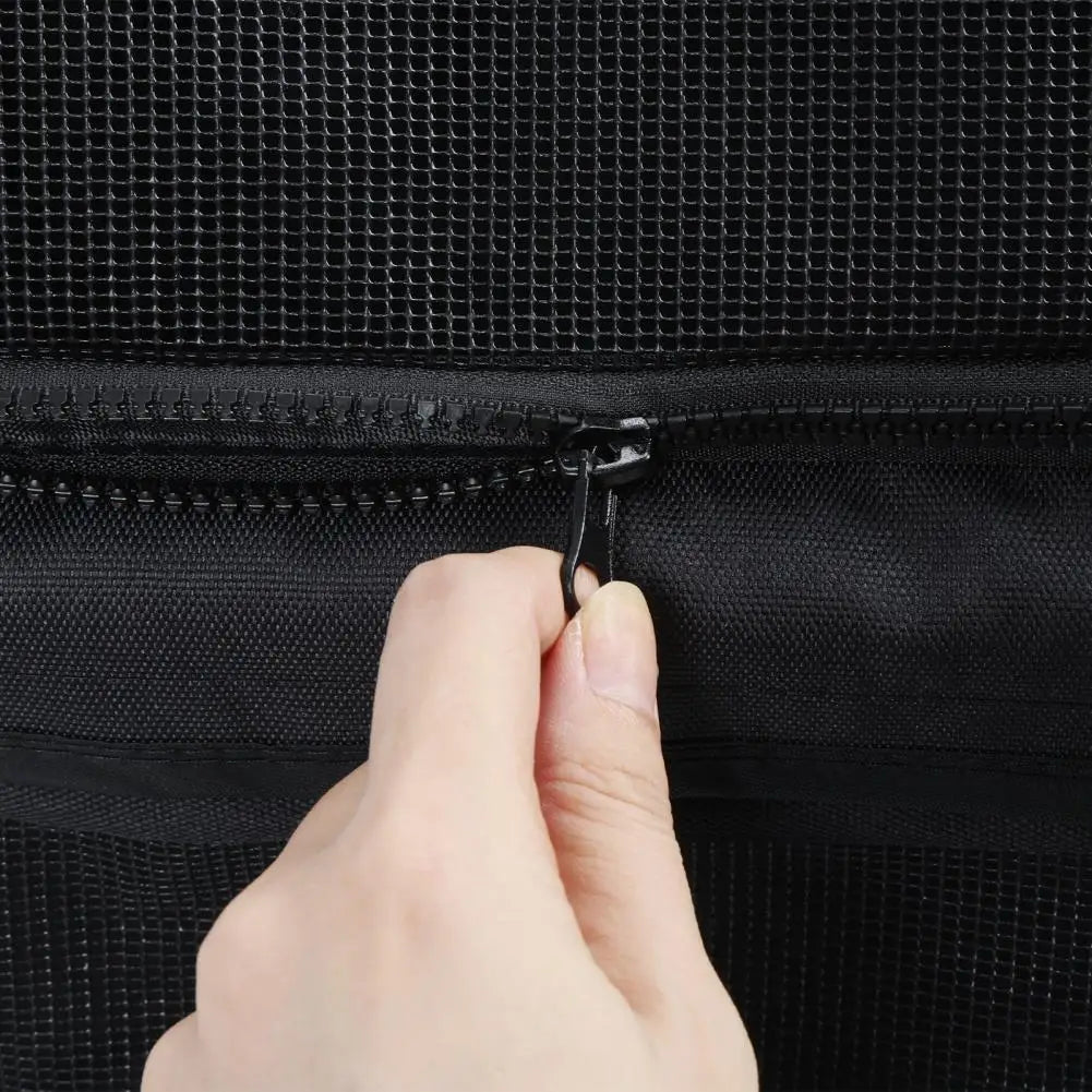 4 Wheels Dog Cat Stroller For Outdoor Travel Folding Carrier