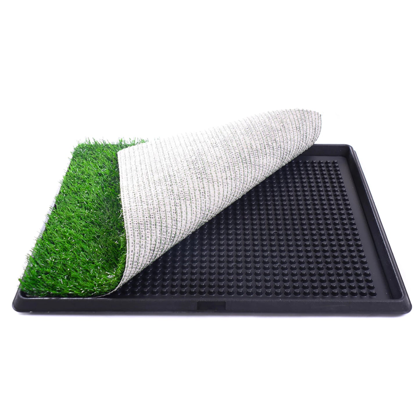 Pet Toilet Potty Artificial Turf Mat EnvironmentallyProtected IndoorUse CompleteSolution