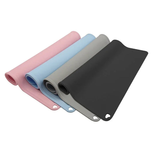 Silicone Pet Food Mat Non Slip Waterproof Feeding Mat For Cats Dogs Easy To Clean