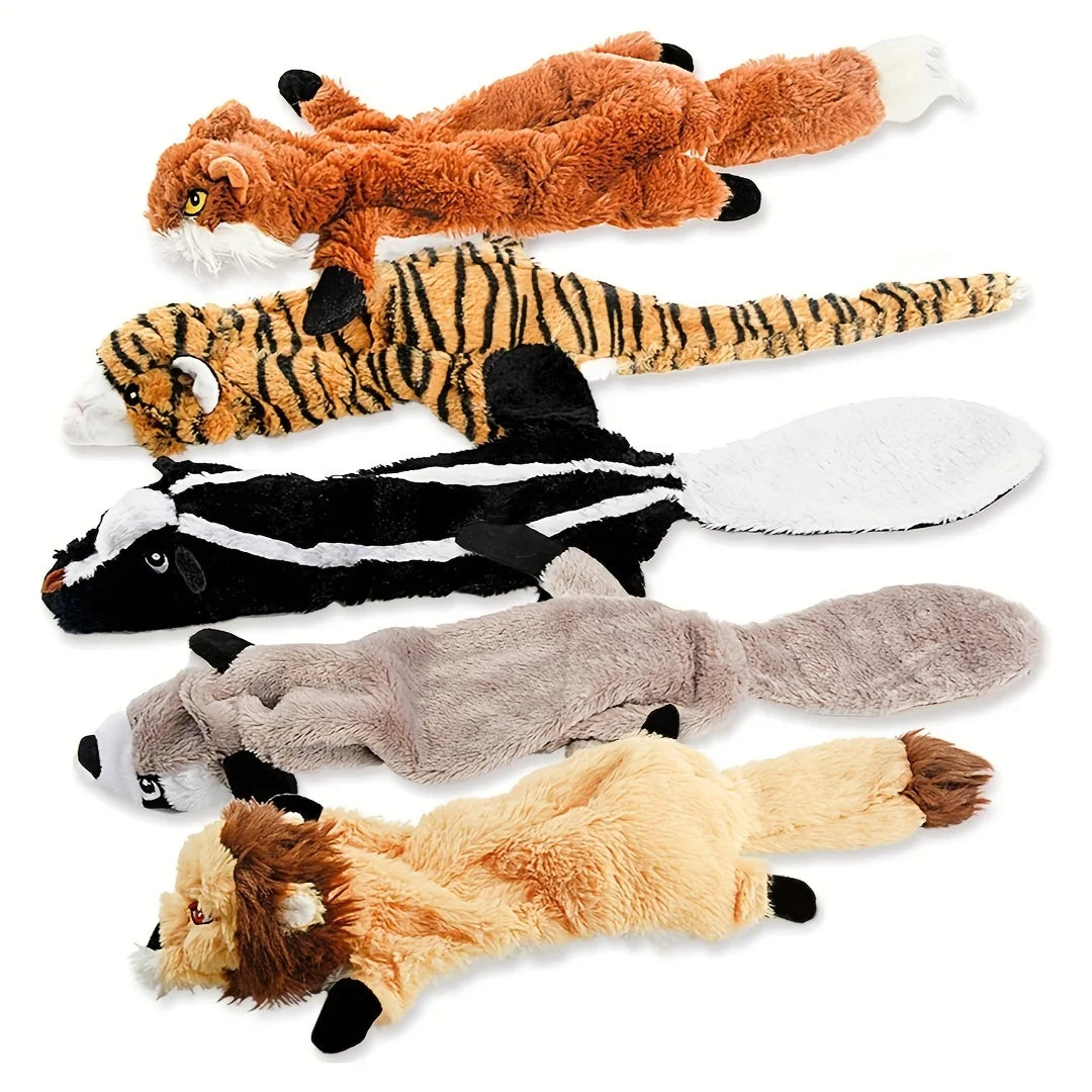 Squeaky Plush Dog Toy for All Breeds