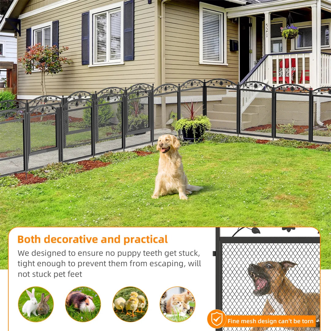 Bingopaw Heavy Duty Metal Dog Playpen Indoor Outdoor