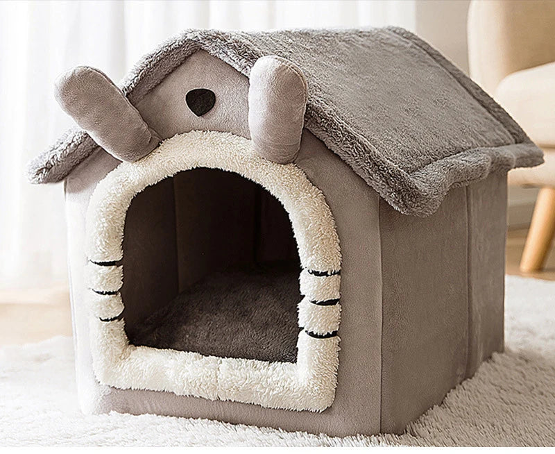 Guangdong Indoor Dog Kennel Soft Bed Cave Removable Portable