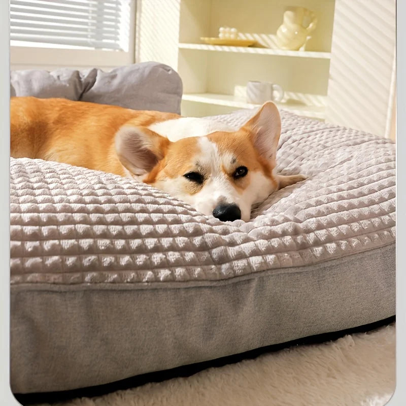 BOFNLCN PremiumCoolingDogBed ForAdults WithDurableFiber WashableCover SofaMattress