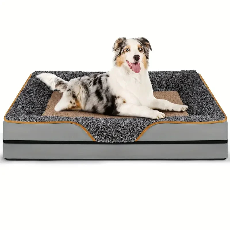 Jiangsu Oversized Dog Bed Removable Washable All Season Sofa With Raised Edges Cozy
